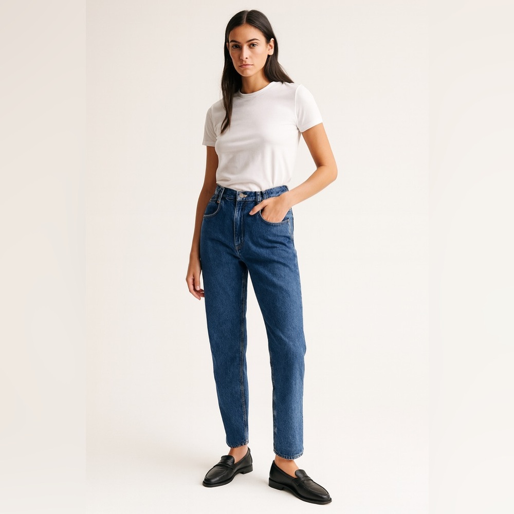 LA Gear Vintage 80s 90s 100% Cotton‎ Tapered Leg Jeans Sz. 11/12 (Fits like 6)